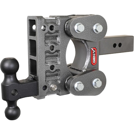 Gen-Y Hitch The BOSS TORSION-FLEX 2.5 Shank 5 Drop 1.7K TW 16K Hitch & GH-051 Dual-Ball GH-1114